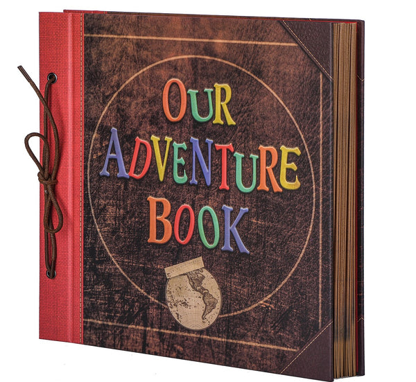 Our Adventure Book Travel Diary Photo Book Scrapbook Photo Album Retro  Style Travel Souvenir Vintage Guestbook DIY Anniversary Wedding Travel  Writing Baby Friend Gift Birthday Gifts For Women(Ball)